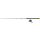 Black Cat Hard Core Combo Vertical Rod 1,80m 240gr 1-teilige Welsrute mit Black Passion FD 50 Rolle und Schnur