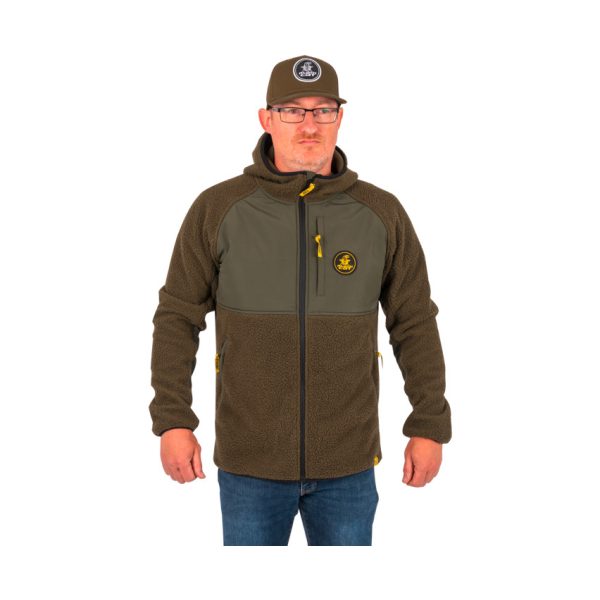 Black Cat Polar Fleece Kapuzenpullover L