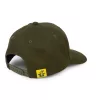 Black Cat Green Flat Peak Cap Baseball Kappe