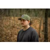 Black Cat Green Flat Peak Cap Baseball Kappe