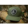 Black Cat Green Flat Peak Cap Baseball Kappe
