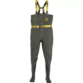 Black Cat Green Booted Waders Wathose 42