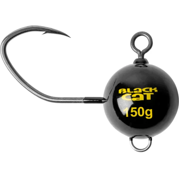 Black Cat Mega Fireball Black DG 8/0 150gr Jigkopf