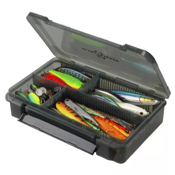 Sakura SK-9343-Y Gerätebox / Kunstköderbox / 35,6 x 23 x 8,2 / Rauchfarbe
