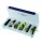 Sakura SK-9821 Gerätebox / Kunstköderbox / 23,3 x 12,2 x 3,2 / transparent