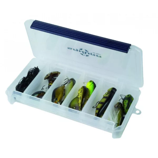 Sakura SK-9821 Gerätebox / Kunstköderbox / 23,3 x 12,2 x 3,2 / transparent