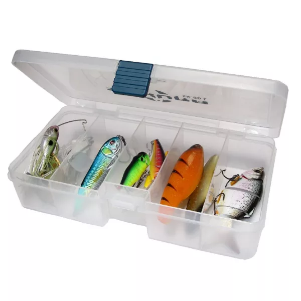 Sakura SK-80L Zubehörbox / Kunstköderbox / 21,4 x 11,8 x 4,5 / transparent