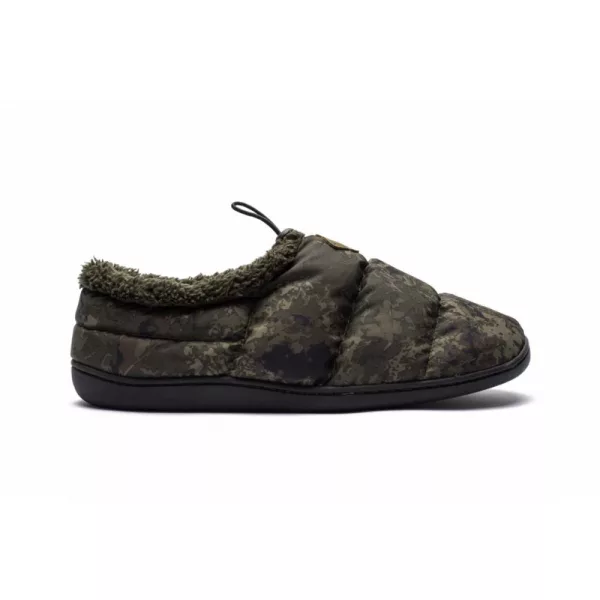Nash - Camo Deluxe Bivvy Slippers - Zeltpantoffeln - 41 - Herbstbekleidung, Winterbekleidung - Stiefel, Schuhe, Pantoffeln