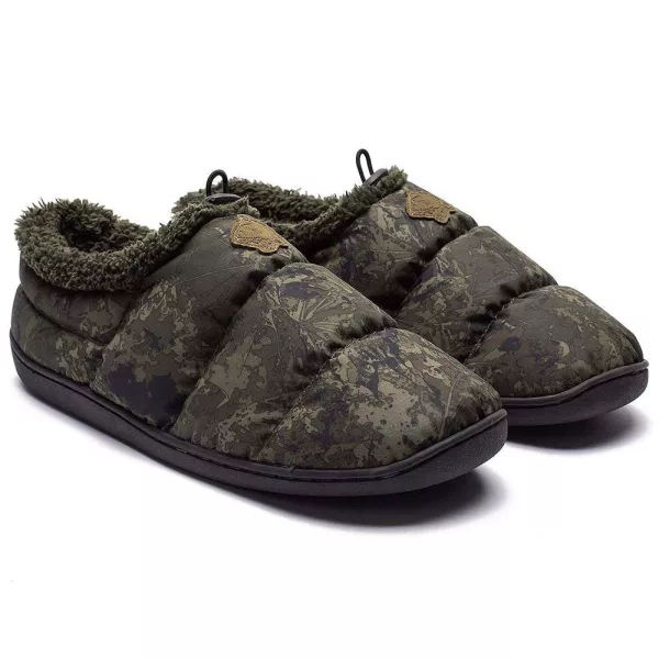 Nash Camo Deluxe Bivvy Slippers Zelt Hausschuhe 43