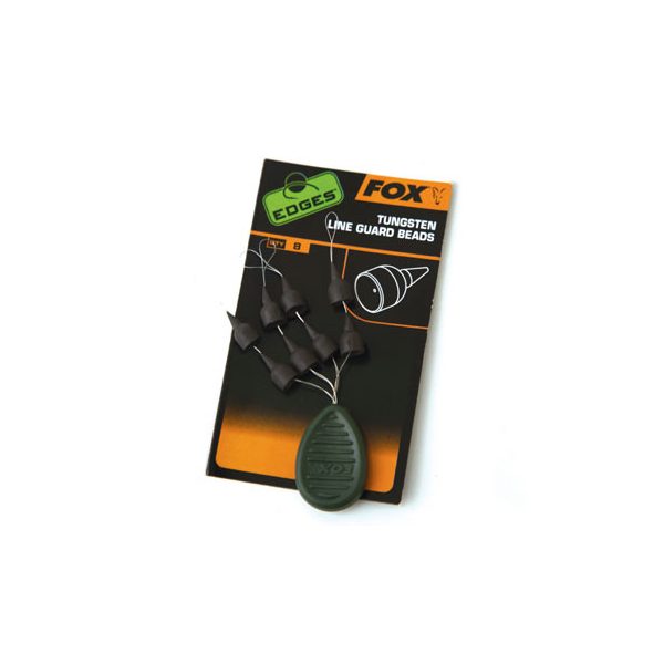 Fox EDGES™ Tungsten Line Guard Beads - x 8 Gummikugeln