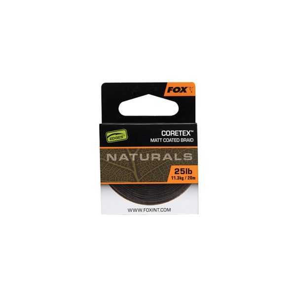 Fox Edges Naturals 11,3kg 20m Geflochtenes Vorfach