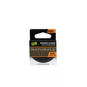 Fox Edges Naturals Geflochtene Vorfachschnur 13,6kg 20m