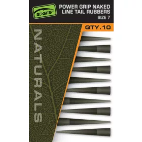   Fox Edges Naturals Power Grip Naked Line Tail Rubbers 7 Gummimanschette