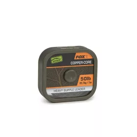   Fox Naturals Copper Core Geflochtene Vorfachschnur 50lb 7,00m