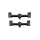 Fox Black Label QR Buzz Bars 2 Rod Narrow Kereszttartó