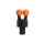 Fox Black Label Bobbin Clips Orangefarbener Swinger 3 Stk.