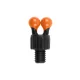 Fox Black Label Bobbin Clips Orangefarbener Swinger 3 Stk.