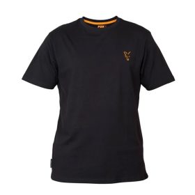 Fox Collection T-Shirt Schwarz-Orange M