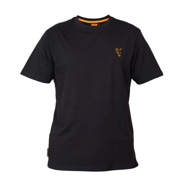 Fox Collection T-Shirt Schwarz-Orange L