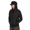 Fox Collection LW Hoody Schwarz Orange Kapuzenpullover L