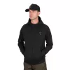 Fox Collection LW Hoody Schwarz Orange Kapuzenpullover 2XL