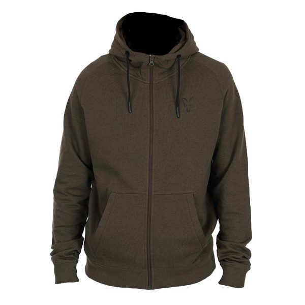 Fox Collection LW Hoody Grün Schwarz Kapuzenpullover 3XL
