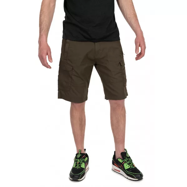 Fox Collection LW Cargo Shorts Grün-Schwarz Kurze Hose XL