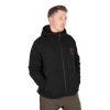 Fox Collection Black-Orange Sherpa Hoody Kapuzenpullover 2XL