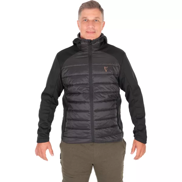 Fox Collection Hybrid Jacket Schwarz-Orange Jacke 2XL