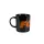 Fox Schwarz-Orange Logo Keramikbecher 350ml Tasse