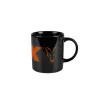 Fox Schwarz-Orange Logo Keramikbecher 350ml Tasse