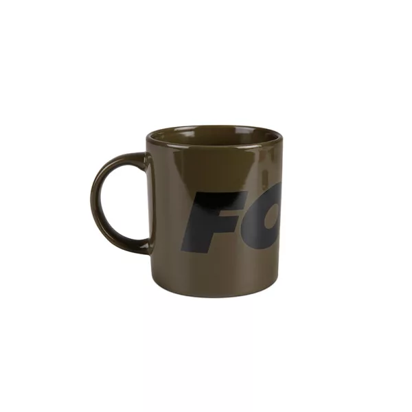 Fox Grün-Schwarz Logo Keramikbecher 350ml Tasse