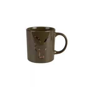 Fox Grün-Camo Head Keramikbecher 350ml Tasse