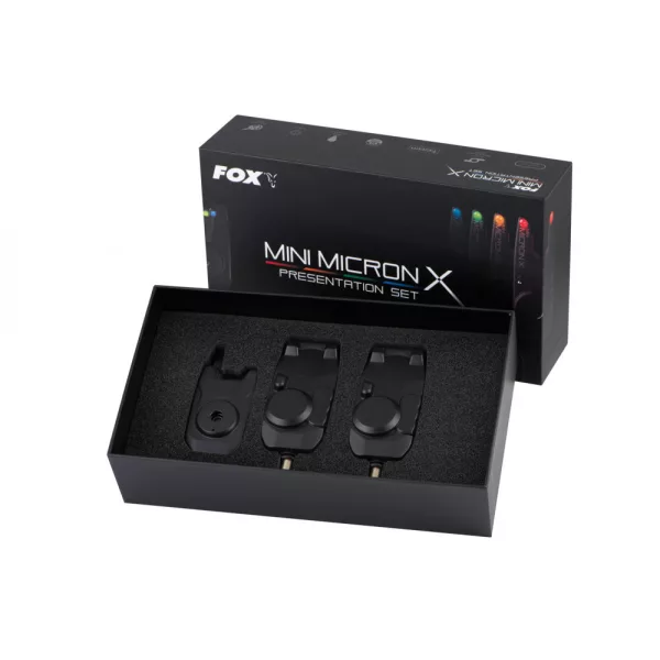 Fox Mini Micron X 2 Ruten-Set Elektronischer Bissanzeiger