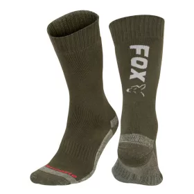   Fox Collection Thermolite Long Socks Green-Silver Socken 44-47