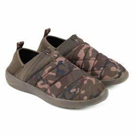 Fox Camo/Khaki Bivvy Slipper Gefütterter Pantoffel 8/42