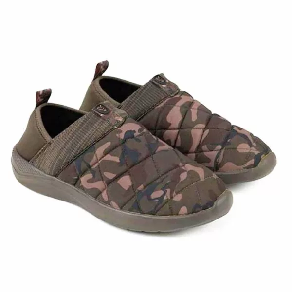 Fox Camo Khaki Bivvy Slipper Gefütterter Pantoffel 10/44