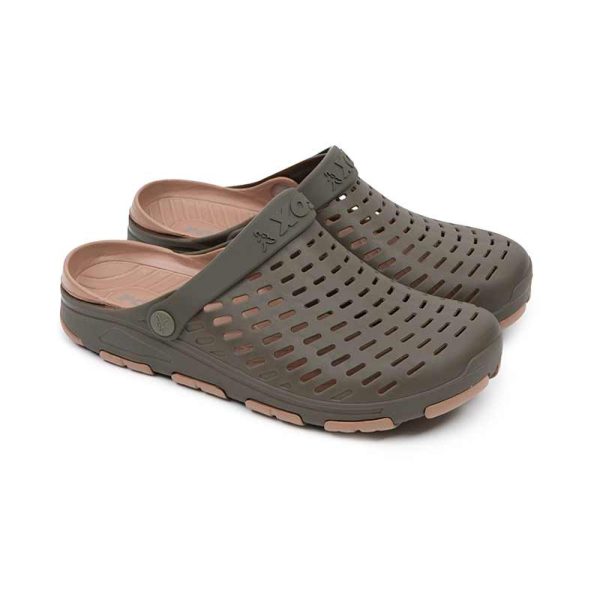 Fox Khaki Clogs Pantoletten 44