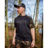 Fox Outline T-Shirt Schwarz Camo Polo M