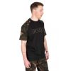 Fox Outline T-Shirt Schwarz Camo Polo M