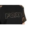 Fox Outline T-Shirt Schwarz Camo Gr. XL