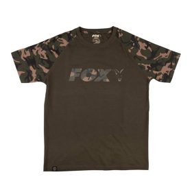 Fox Outline T-Shirt Khaki Camo Gr. 3XL