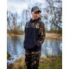 Fox LW Schwarz-Camo Split Zip Hoody Kapuzenpullover mit Reißverschluss XL
