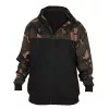 Fox LW Schwarz-Camo Split Zip Hoody Kapuzenpullover mit Reißverschluss 3XL