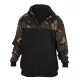 Fox LW Schwarz-Camo Split Zip Hoody Kapuzenpullover mit Reißverschluss 3XL