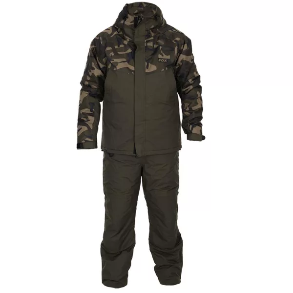 Fox Khaki-Camo Winteranzug Thermoanzug Set S