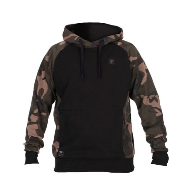 Fox Schwarzer Camo Premium 310 Kapuzenpullover S