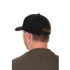 Fox Collection Schwarz-Orange Baseballkappe