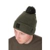 Fox Collection Bobble Hat Grün-Schwarz Bommelmütze