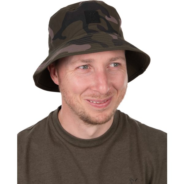 Fox Reversible Bucket Hat Khaki Hut